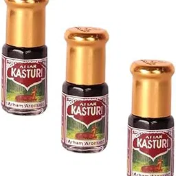 Original Kasturi Roll On Perfume, Traditional Musk Fragrance | Kasturi Arham Macca Perfumery Attar, Kasturi Perfume Attar Blends For Men And Women (Unisex - Musk)_3ml (Pack Of 3)-image-23