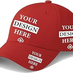 amazon brand - anarva Personalized Premium Custom Cotton Cap | Design Your Own Baseball Cap with Logo, Name or Image | Free Size Unisex Adjustable Casual Hat for Men & Women-picture-22