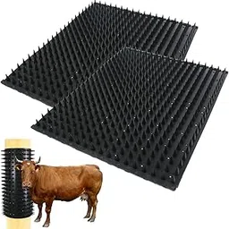 Upgrade Equine and Bovine Massage Brush Kit - 2 PCS Soft Touch Scratcher, Scratching Post for Itch Relief-image-56
