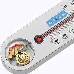 MERISHOPP Thermometer Hygrometer Gauge Reusable Easy Reading for Cellar Garden Kitchen 249x56x18mm-image-24