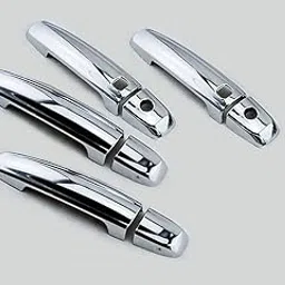 AUTOXYGEN ABS Plastic Car Door Handle Chrome Plated Front & Rear Door Guard/Cover for Grand Vitara (with Sensor, Set of 4 Pieces)-picture-11