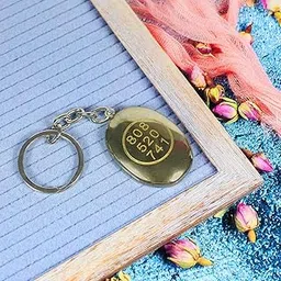 Reiki Crystal Products Natural Pyrite Keychain, Zibu Symbols Crystal Stone for Key Chain for Money-picture-58