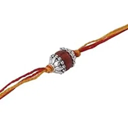 rdk Tradtional Handmade Sandalwood (Chandan) wooden Rakhi (राखी)/Kalwa/Dora Rakhi For Bro/Brother/Bhai/Bhaiya/Dada (Bracelet) For Raksha Bandhan-picture-33