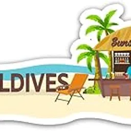 Shoptwiz Maldives Printed Souvenir Fridge Magnet-picture-41