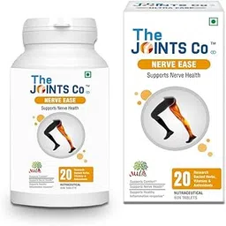 The Joints Co Nerve Ease-Most Comprehensive Nerve Supplement - Maintain and support healthy Nerves,Sciatica,Neuropathic pain- 1 mth course (pack of 1)-picture-11