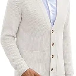 sailwind Men's Long-Sleeve Cardigan Sweater Soft Cable Knit Sweater for Men-picture-18