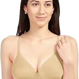 sonari Omania Womens Non Padded Cotton Bra | Wire Free, Moderate Coverage, Comfortable Polyester Cotton Blend Fabric | Adjustable Straps, Perfect for Everyday Wear-picture-27