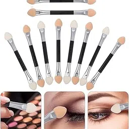 Professional Double Ended Eyeshadow Brushes Cosmetic Tool Dual Sides Eyeshadow Sponge Brushes Makeup Applicator-picture-19