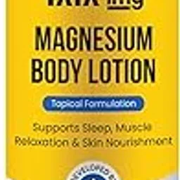 Tata 1mg Magnesium Body Lotion | Topical Body Lotion for Sleep, Muscle Relaxation & Recovery | Enriched with Chamomile, Shea Butter & Vitamin E | Dermatologically Tested | 250ml image 1
