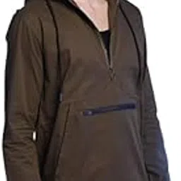 campus sutra Men's Jacket | Casual Wear | Low-High Neck | Long Sleeve | Zipper Closure | Polyester Jacket Crafted With Comfort Fit For Everyday Wear-picture-34