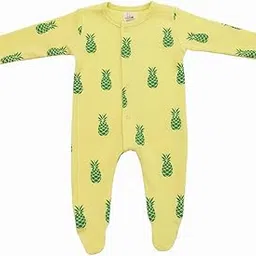 bunny&tortoise Newborn Baby Romper | Cotton Soft Footed Sleepsuit | Full Snap Closure suit for Easy Diaper Changing | Bodysuit for Baby (Pack of 1)-picture-17