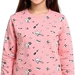 Stories.Label Girl Cotton Printed Sweatshirts, Fashion Sweater Tops for Kids Girl (Age 7-18)-picture-23