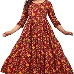 varicos Cotton A-Line Flaired Nayara Maternity Feeding Kurti for Women with Zippers | Maternity Dress for Pre and Post Pregnancy & Nursing for Mom-picture-63