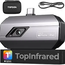 TC002C Thermal Camera for iPhone 15 Series and iPads with Type-C Port, 512 x 384 IR High Resolution, -4° F~1022° F Temp Range, 40mK Thermal Sensitivity, 25Hz Refresh Rate, Temp Accuracy of 0.1℃-picture-47