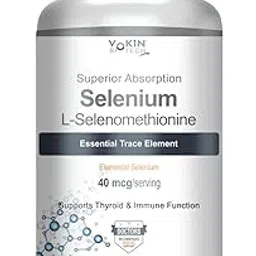 Vokin Biotech Selenium Capsules 40mcg - Superior Absorption - 90 Vegetarian Capsules-picture-15