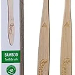 BAMBOO HAAT Organic Wooden Bamboo Toothbrush for Women & Men with Dual Bristles (Charcoal + Neem) | Soft Bristles | Biodegradable | Anti-Bacterial | Eco-friendly | Natural (Pack of 2)-picture-23