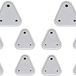Safe-O-Kid® (Pack of 10) Child Safety Socket Covers - 8 Standard & 2 Power Plug Covers for Baby Proofing Electrical Outlets - White-image-71