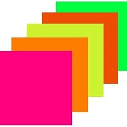True-Ally Lively Bright Fluorescent Origami Paper 15 cm X 15 cm Pack of 100 Sheets Fluorescent Color Single Side Colored For Origami Scrapbooking, Hobby Crafts, Project Work Art and Craft. (200)-image-30