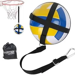 Adjustable Volleyball Training Aids Equipment, Elastic Spike Trainer Strap for Solo Practicing Serve, Spike, Set, Jump, Pass & Wicked-Fast Arm Speed (Target Practice Jumping)-image-20