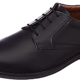 clarks Mens Becken Lace Black Leather Derby-picture-57
