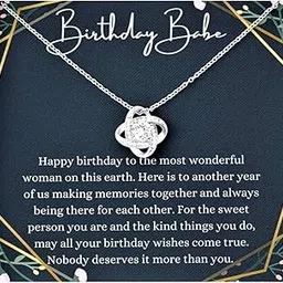 rakva 925 Silver Gift Friend Necklace, Gifts For Women Friends Birthday, Gifts For Best Friend BFF Birthday Present-picture-24