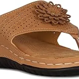 feet first T Strap Women Slippers Light Weight, Soft Footbed, Comfortable and Stylish, Suitable for Knee Pain, Diabetic and Orthopedic Footwear for Women's and Girls Flip Flops-picture-47