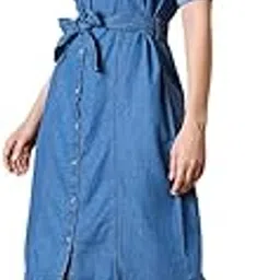 dream of glory inc. Women's Knee-Length Denim Dress-picture-19