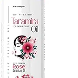 Make Unique Taramira hair and skincare oil | 100% pure and chemical free | cold pressed arugula taramira with rose geranium | pack of 100ml image 1