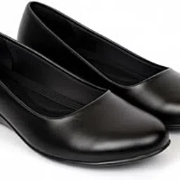 dhaneshwar Women's Stylish & Comfortable Wedge Heel Ballet Flats | Lightweight Slip-On Bellies with Padded Insole, Non-Slip Sole | Formal, Casual & Office Shoes for Women & Girls-picture-17