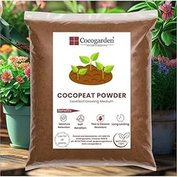 Cocogarden Cocopeat Powder - 1 KG, Ready to Use Form for Indoor & Outdoor Home Garden, Potting Plants, Terrace Gardening-image-28