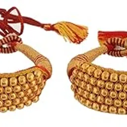 monarch arts Traditional Gold Plated Rajputi Rajasthani Punchi Set for Girls & Women (Gold)-picture-54