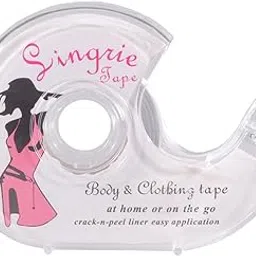 wanloy Fashion Body Tape Womens Clear Fabric Strong Double Sided Clothing Tape for Skin Dress Bra Bikini(5M/16Ft)-picture-34