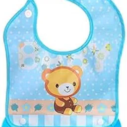 MOMISY Baby Bib For Newborn Waterproof Silicone Apron Wipeable Stain Resistant With pocket For 6 months and up-picture-50