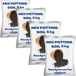 Mix Potting Soil Ready to use for All Plant -Made with vermicompost, Bone Meal, Mustard Cake, neem Khali, castard Cake, Perlite, Vermiculite etc (20 kg)-image-86