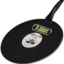 IBELL 3 Layer Durable Aluminium Non Stick Tawa Pan for Dosa/Roti/Chapati (290MM) Black-picture-65