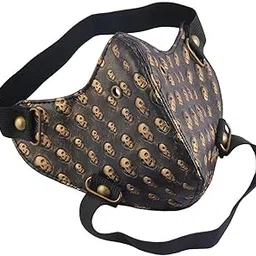 calandis Punk Masquerade Mask Motocycle Anti Dust Mask Half Face Gothic Rivet Golden | Masks & Eye Masks | Accessories | Costumes, Reenactment, Theater | Clothing, Shoes & Accessories-picture-15