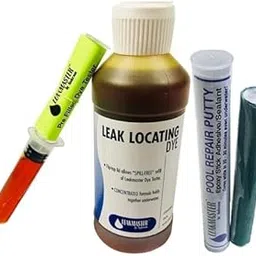Anderson Manufacturing Leakmaster Pool Leak Detection Kit - Swimming Pool Leak Dye Syringe & 8oz Refill Bottle - Putty Epoxy Sealer - Ideal for Spillway Repair-picture-25