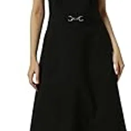 allen solly Women's Polyester Blend Modern Calf Length Dress image 1