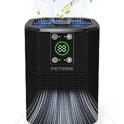 Pet Air Purifier for Home Bedroom FETIONS Air Purifier with Ambient Light, Fragrance Sleep Mode, Compact with H13 HEPA Filter for Dandruff Smoke Pollen Smell, 9-image-43