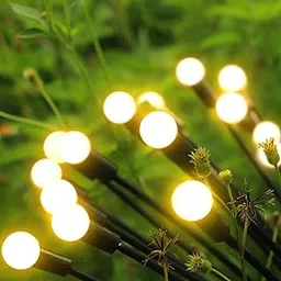 Slyuexu Solar Garden Lights Outdoor Waterproof: 4Pack Super Bright Firefly Garden Decor Lights High Flexible Wire, Sway by Wind, Vibrant Fairy Solar Powered Outdoor Decor for Yard Patio Lawn-image-46