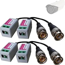 PARUHT Passive Video Balun Transceiver Set HD-CVI/TVI/AHD 720P/960P/1080P CCTV for HD Camera DVR, White and Black (Pack of 2 Pairs)-picture-28