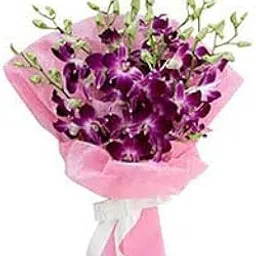IFG's Beautiful Bouquet of Purple Orchids, 8 pcs Fresh Flowers - Same Day Delivery-picture-14