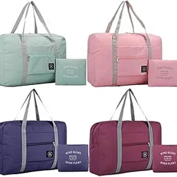 yukaban Foldable Travel Duffel Bag Small Duffle Bag Luggage Sports Gym Water Resistant Oxford, 4 Color, One_Size, Bag-picture-32
