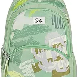 genie Orchid Ash Green School Backpack For Girls |19 In-36 Ltr with Laptop Sleeve, Rain Cover and Three Compartments with Padded Shoulders |Best for Books,Stationery,Lunch Box & Essentials - Ash Green-picture-23
