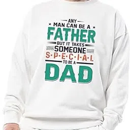 Funny Unisex Sweatshirt Any Man Can Be a Father Special Dad Gift, Cool Father's Day Present Dad Hoodie, Comfortable Casual Wear-image-13