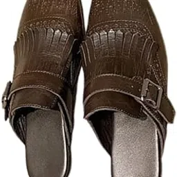 fulaida Sheepskin Flat Half Shoes for Women | Versatile Leather Footwear for Casual Wear-picture-29