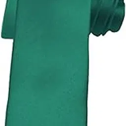 penyan Men's Slim Skinny Solid Satin Plain Necktie-picture-38