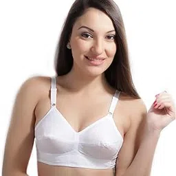 new look Daisy Elastic Straps Non Padded Cotton Bra | Medium Cups Band Fullcoverage,Wired- Free Everyday Regular Wear Bra-picture-26