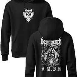 indissh Hoodies | Unisex Hoodie Sweatshirt Music Front Back Printed for Both Girls and Boys MU-BEHEMO-picture-22