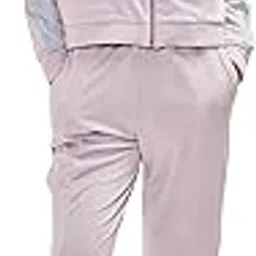 sweet dreams Purple Heather Luxe Velour Spandex Tracksuit for Women-picture-35